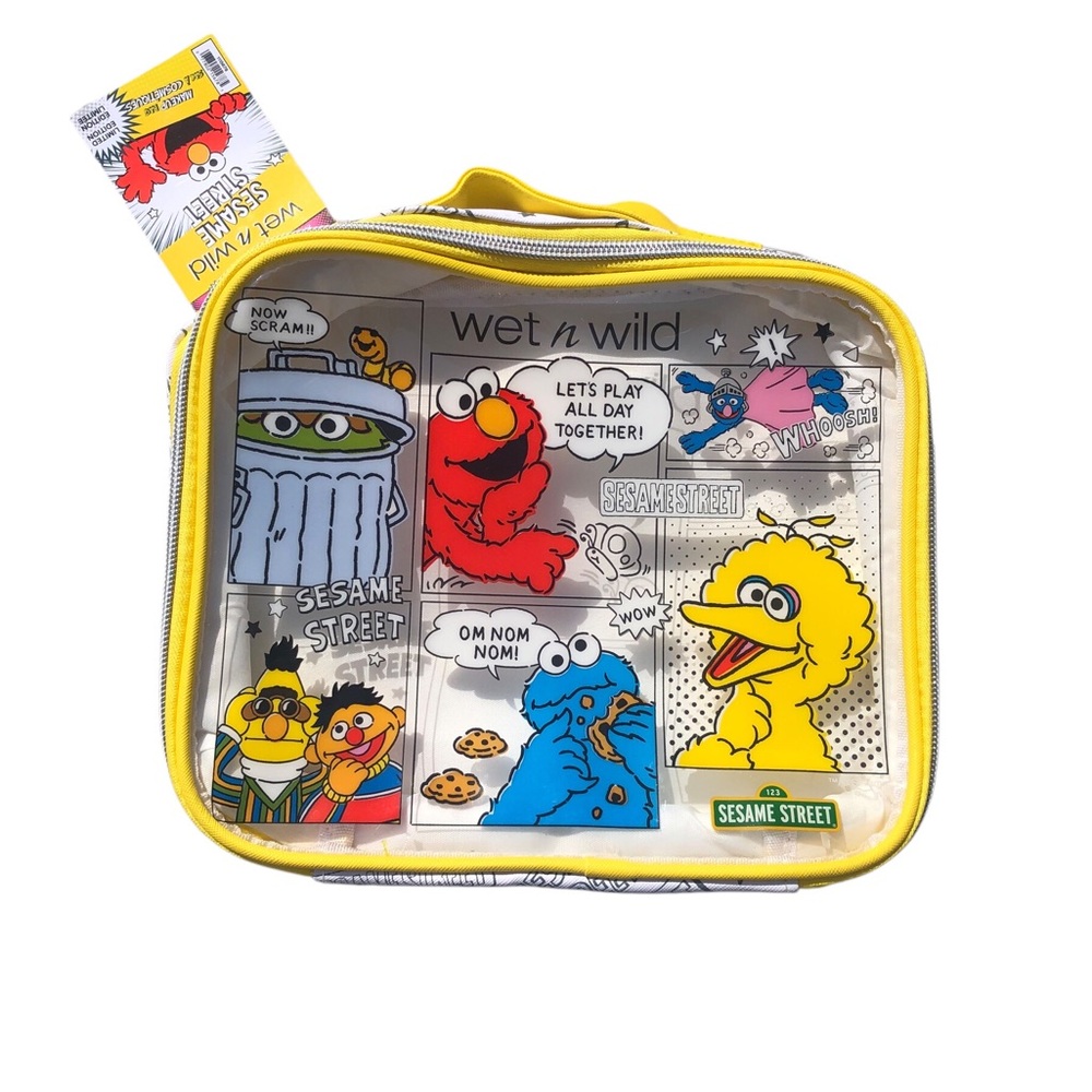 Wet n Wild Sesame Street Cosmetic Makeup Bag - Yellow - NWT (Néw with tag)